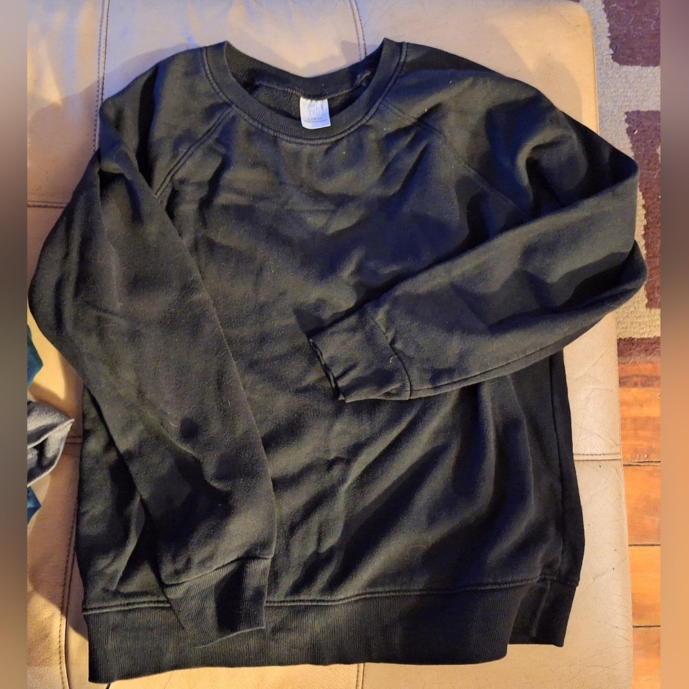 TIME AND TRU RELAX FIT FLEECE CREW NECK SWEATSHIRT